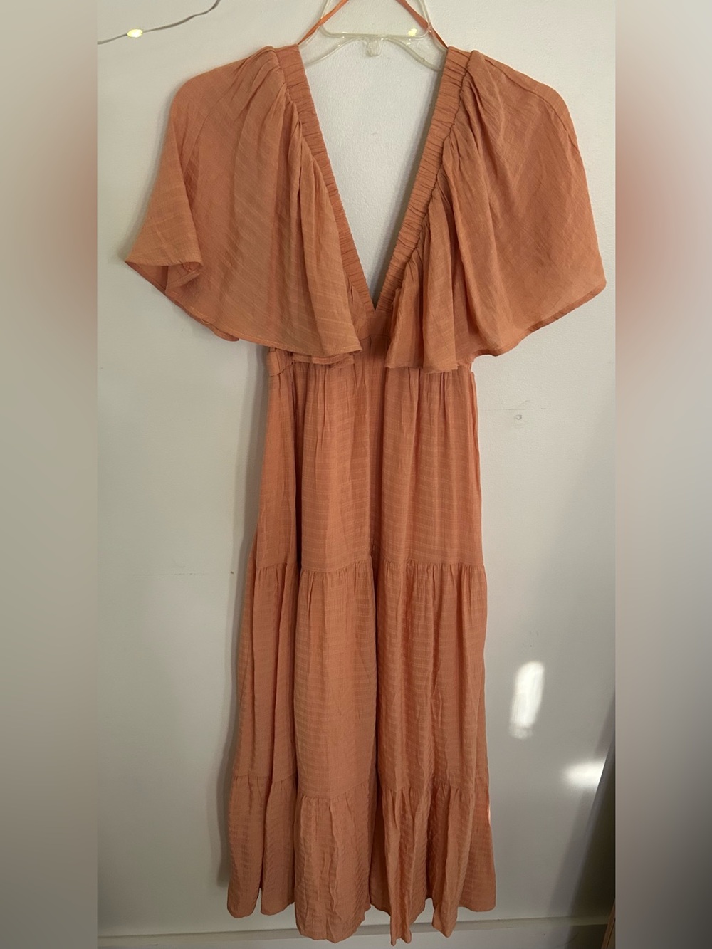LALAVON orange maxi dress